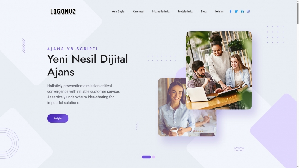 Ajans Web Sitesi v8